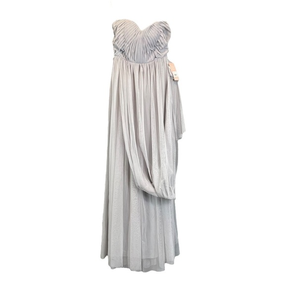NWT Birdy Grey Bridesmaid Formal Dress Silver Christina BG1001SL02B3 Size Small - Picture 10 of 11